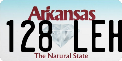AR license plate 128LEH
