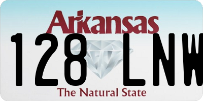 AR license plate 128LNW