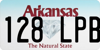 AR license plate 128LPB
