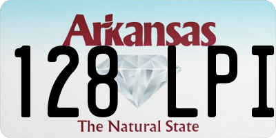 AR license plate 128LPI