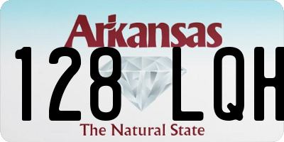 AR license plate 128LQH