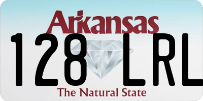 AR license plate 128LRL