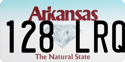 AR license plate 128LRQ