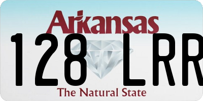 AR license plate 128LRR