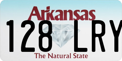 AR license plate 128LRY