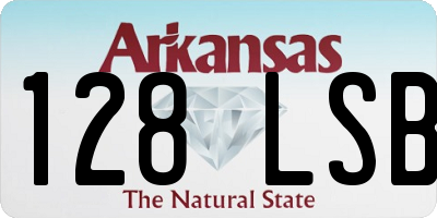 AR license plate 128LSB