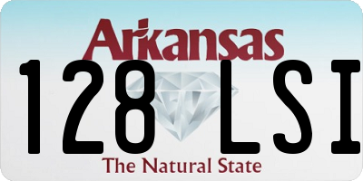 AR license plate 128LSI