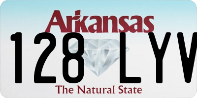 AR license plate 128LYV