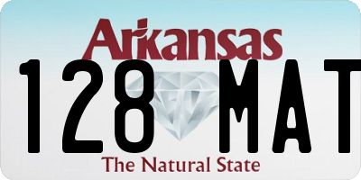 AR license plate 128MAT
