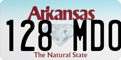 AR license plate 128MDO