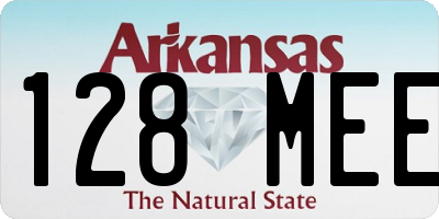 AR license plate 128MEE
