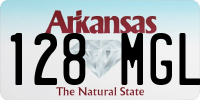 AR license plate 128MGL