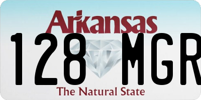 AR license plate 128MGR