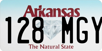 AR license plate 128MGY