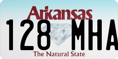 AR license plate 128MHA