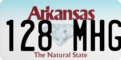 AR license plate 128MHG
