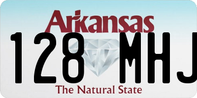 AR license plate 128MHJ