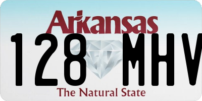 AR license plate 128MHV
