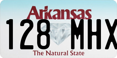 AR license plate 128MHX
