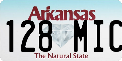 AR license plate 128MIC