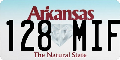 AR license plate 128MIF