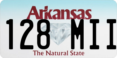 AR license plate 128MII