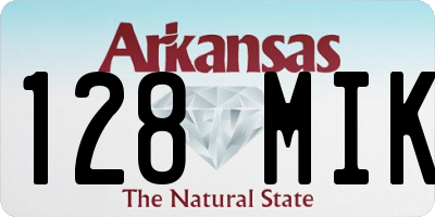 AR license plate 128MIK