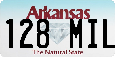 AR license plate 128MIL