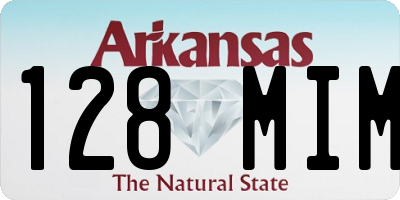AR license plate 128MIM
