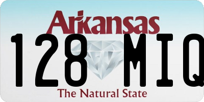 AR license plate 128MIQ