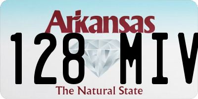 AR license plate 128MIV