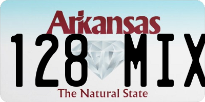 AR license plate 128MIX