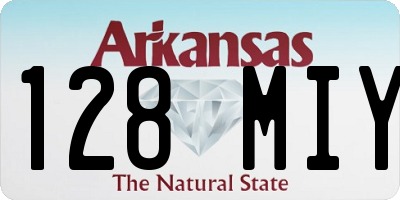 AR license plate 128MIY