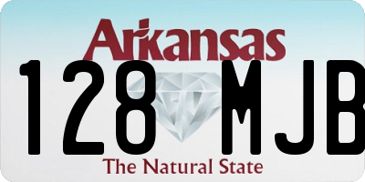 AR license plate 128MJB
