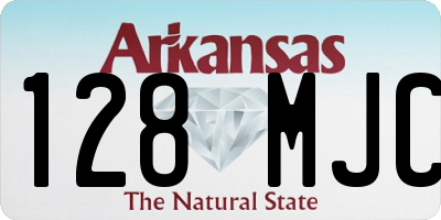 AR license plate 128MJC
