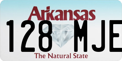 AR license plate 128MJE