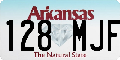 AR license plate 128MJF