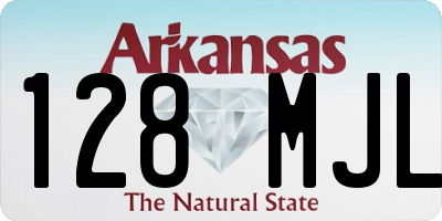 AR license plate 128MJL