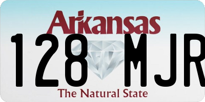 AR license plate 128MJR