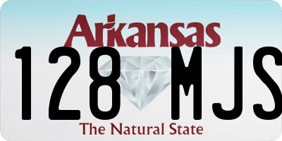 AR license plate 128MJS