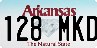 AR license plate 128MKD