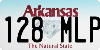 AR license plate 128MLP