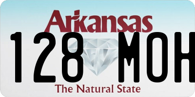 AR license plate 128MOH