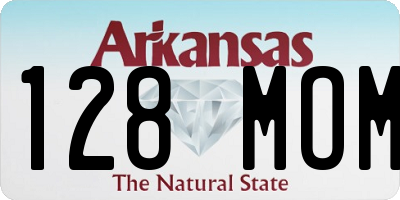 AR license plate 128MOM