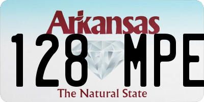 AR license plate 128MPE