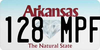 AR license plate 128MPF
