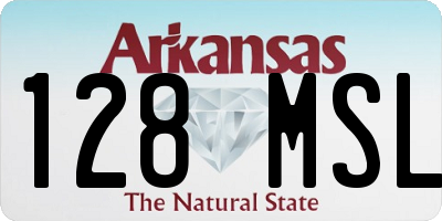 AR license plate 128MSL