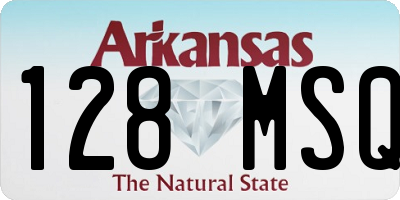 AR license plate 128MSQ