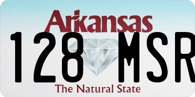 AR license plate 128MSR