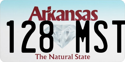 AR license plate 128MST